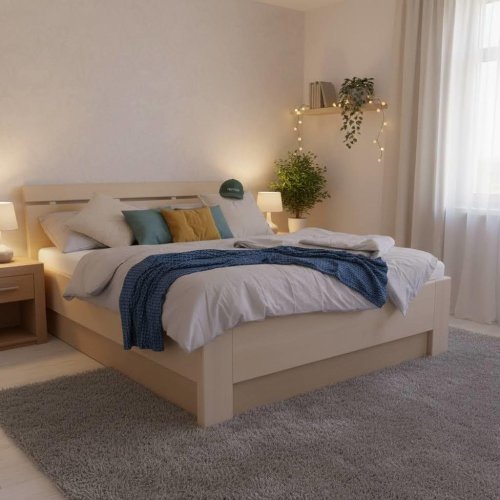 Emily postel z masivu jasan 180 x 200 cm