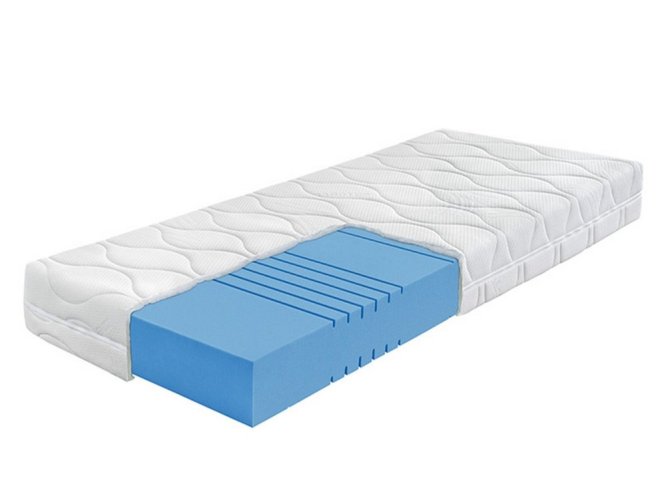 Ahorn Una pěnová matrace 200x90 cm, 12-18 cm výška, tuhost střední, nosnost 80 kg - Výška matrace: 14 cm, Rozměr matrace: 200x140