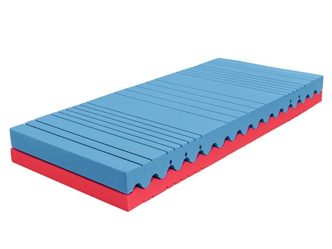 Ahorn Dia Hi 18 pěnová matrace 200x90 cm, 18 cm výška, tuhost měkká a střední, nosnost 120 kg