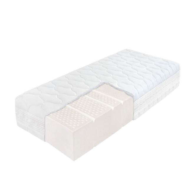 Ahorn Medi Vita latexová matrace 200x90 cm, 20 cm výška, tuhost měkká, nosnost 120 kg