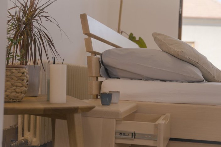 Emily postel z masivu buk 180 x 200 cm