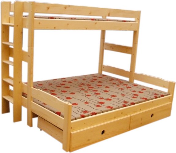 Patrová postel z masivu