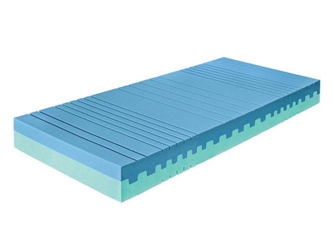 Ahorn Juna 20 pěnová matrace 200x90 cm, 20 cm výška, tuhost měkká a střední, nosnost 130 kg